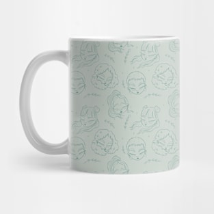 Mint girls pattern Mug